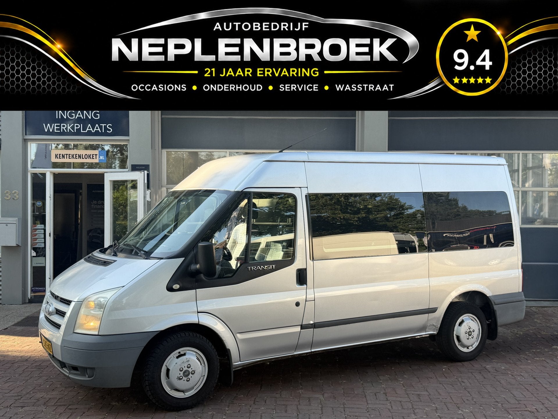 Ford Transit Rolstoelbus 300M 2.2 TDCI SHD DC Camera,Airco,C, Voorwielaandrijving, Dealer onderhouden, Stof, Gebruikt