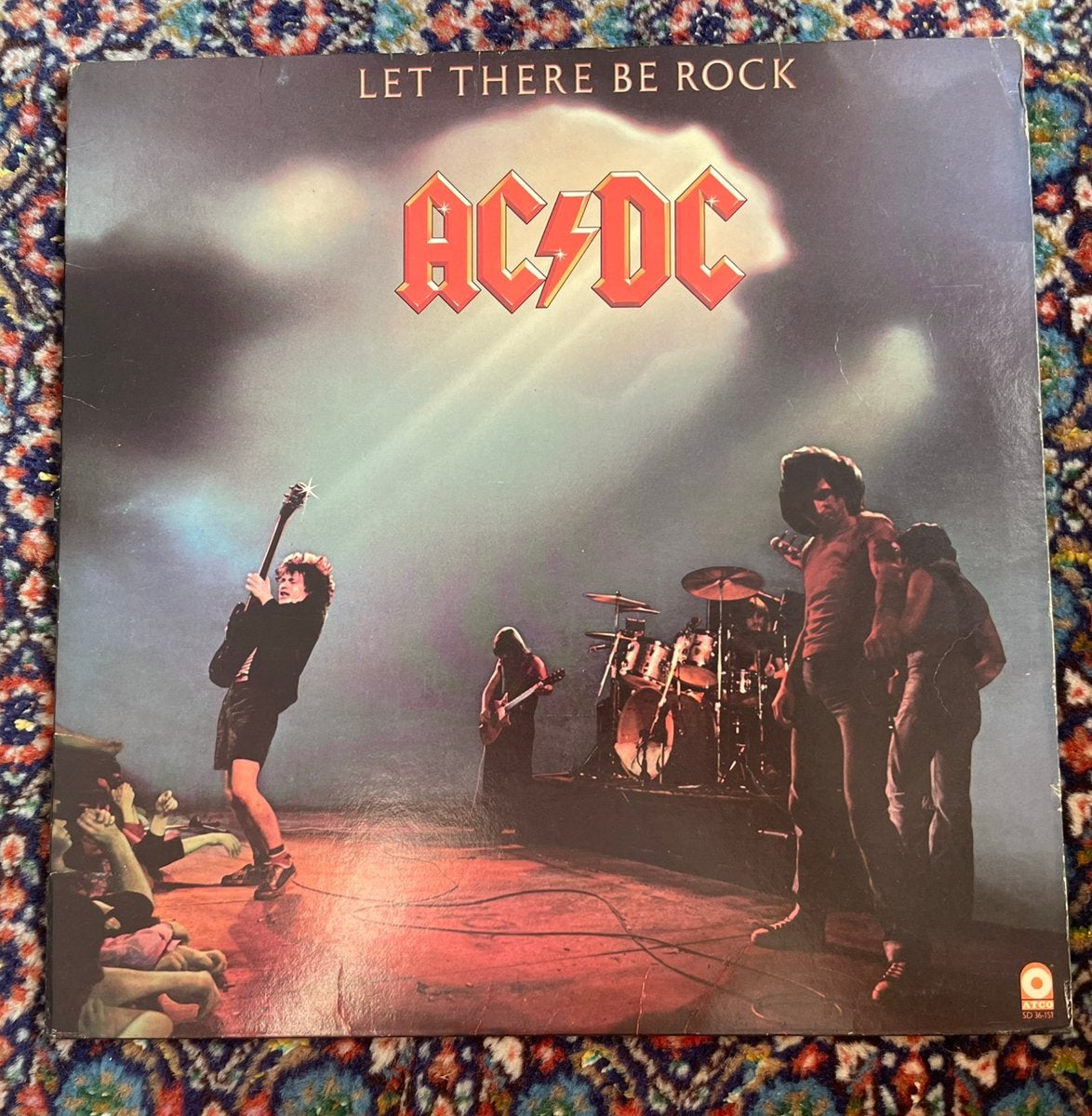 ACDC Let there be rock 1977 Pressing LP, Verzenden, Zo goed als nieuw, 12 inch