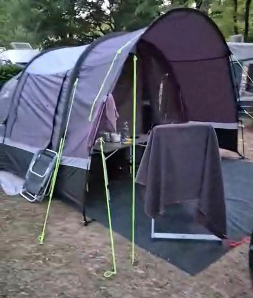 Obelink Columbia 5 Easy Air tunneltent - Zo goed als nieuw, Ophalen, Zo goed als nieuw, Tot en met 5