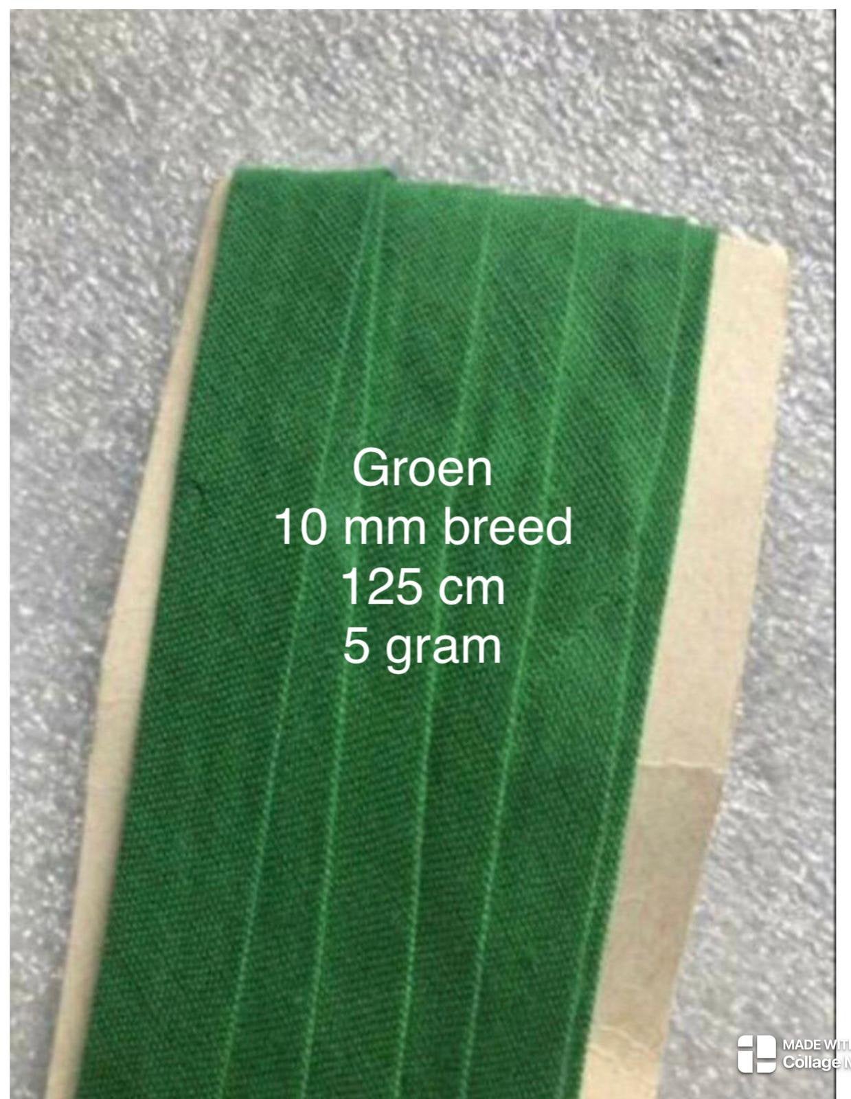 BIASBAND- 1 cm B  - RESTANT x 7 stuks - 0,60  cents per stuk, Ophalen of Verzenden, Zo goed als nieuw, Lint, Band of Elastiek