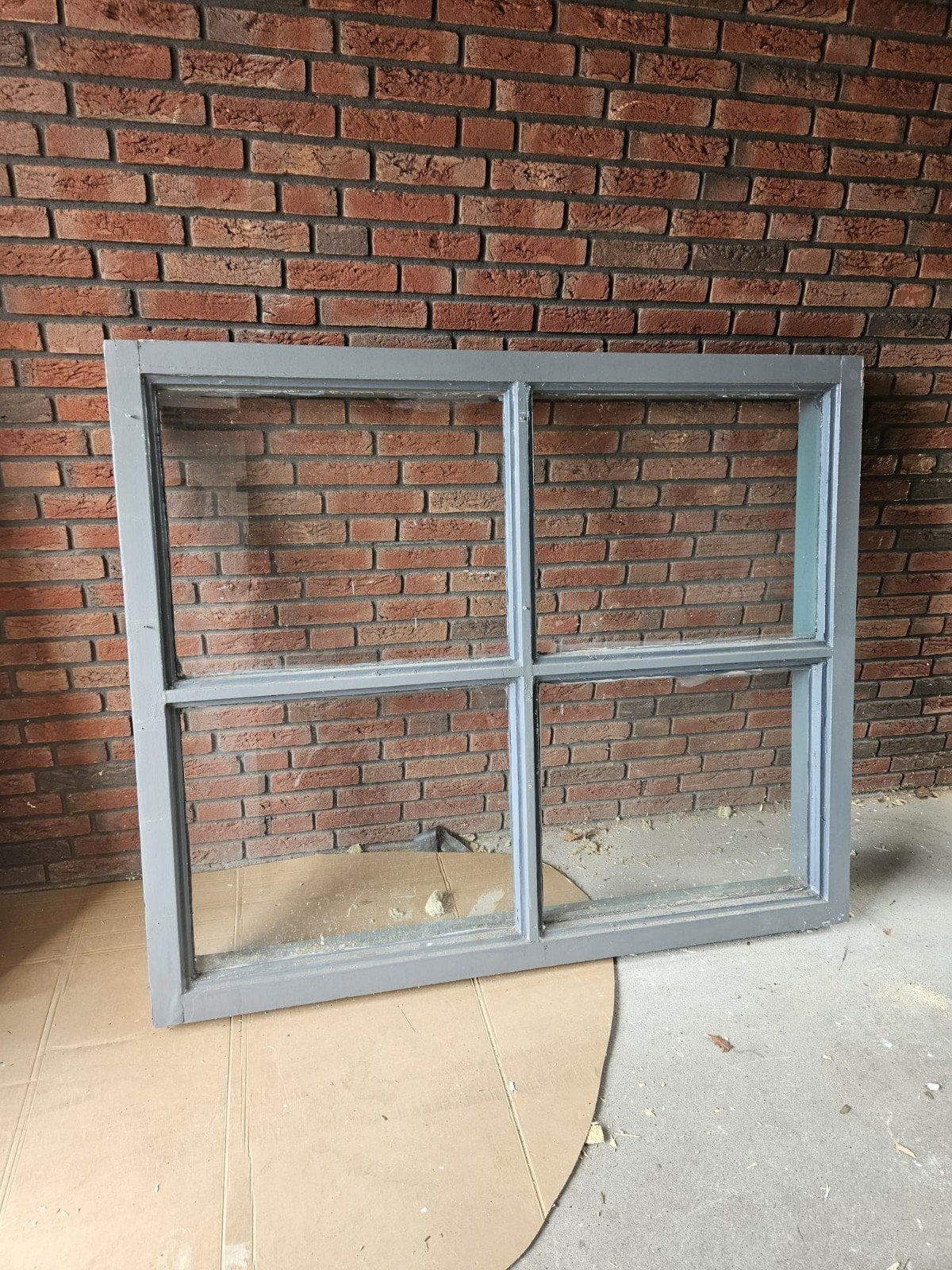 Gebruikt gevelraam met glas, Gevelraam of Ruit, Gebruikt, 80 tot 120 cm, 80 tot 120 cm