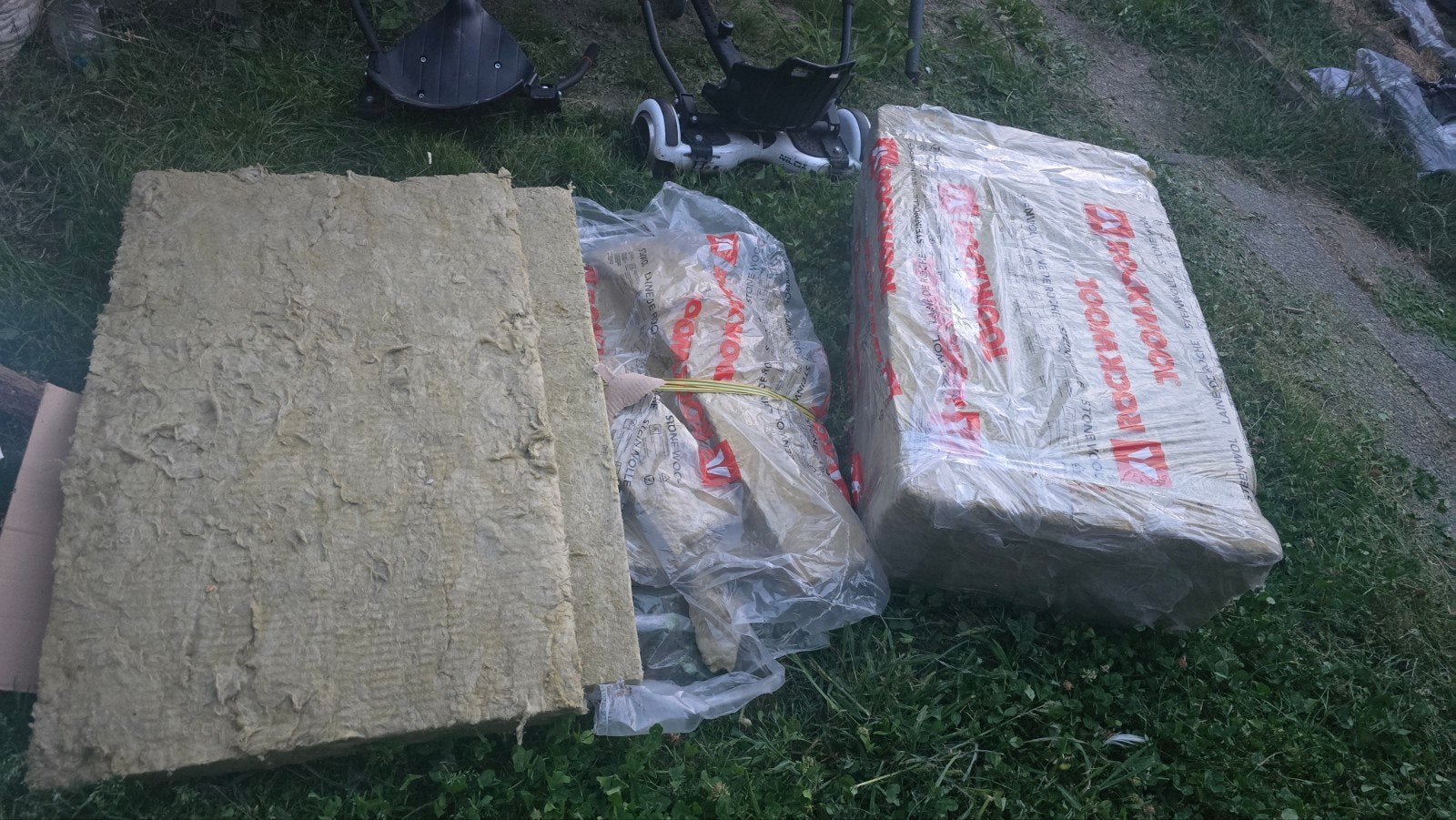 Rockwool isolatie: bijna volle verpakking + restjes, Ophalen