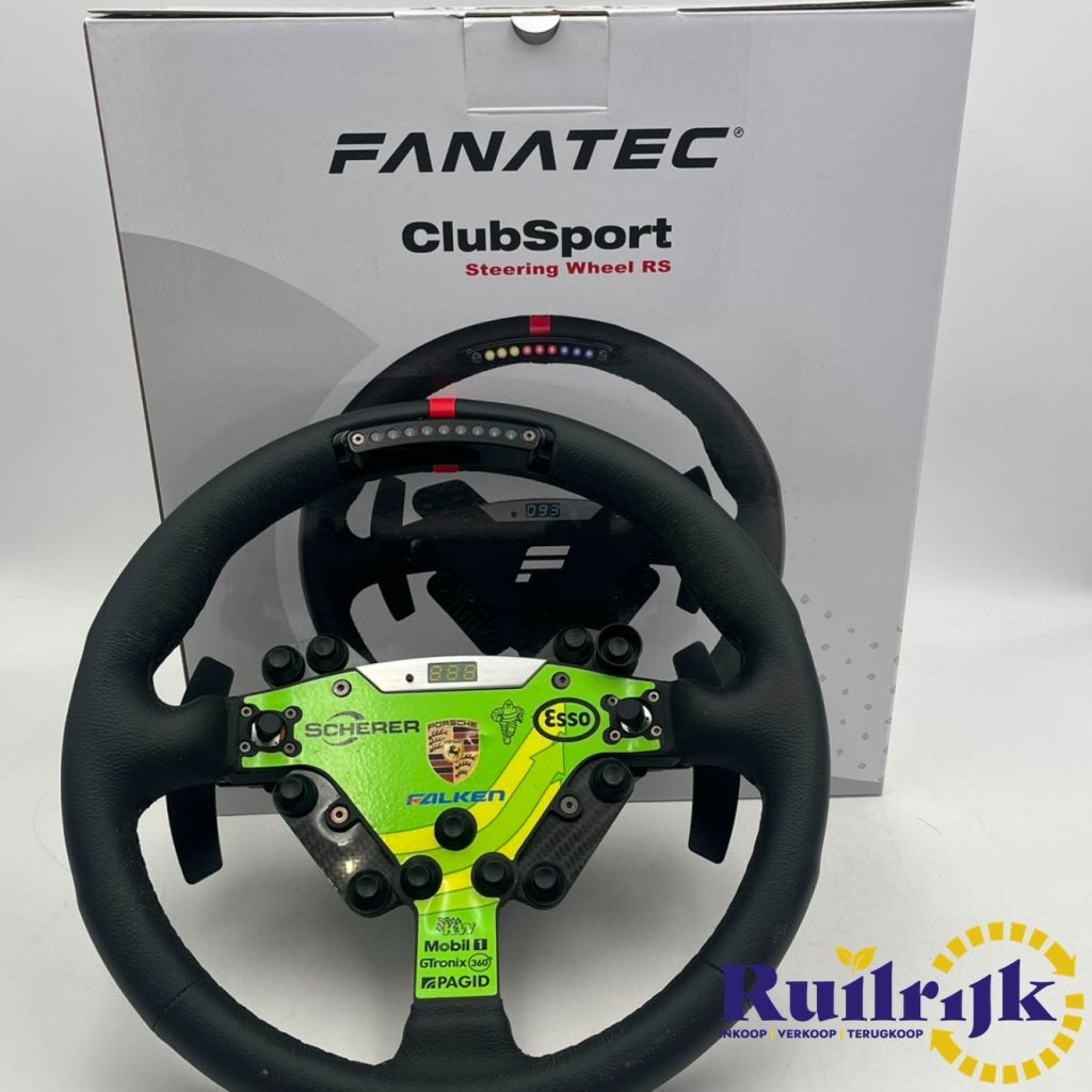 Fanatec ClubSport RS Racestuur Zwart met QR - Nette staat, Flex Ltd., Zo goed als nieuw, https://flex.com/contact-us, Nobelstraat 10, 5807 GA Oostrum LB, Limburg, Nederland