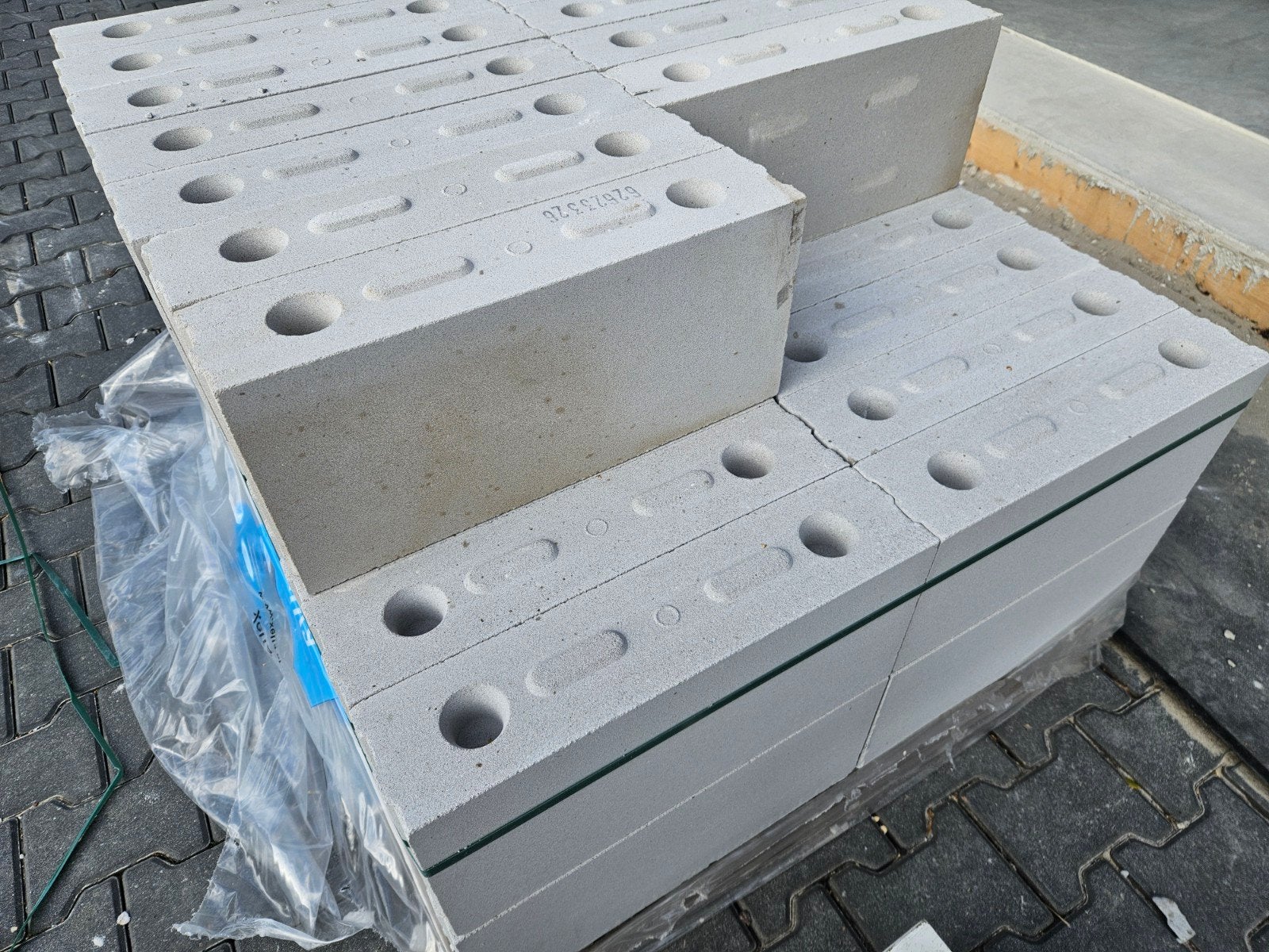 Silka kalkzandsteen lijmblokken 100x198x437 (48 stuks), Ophalen, Nieuw, Kalkzandstenen