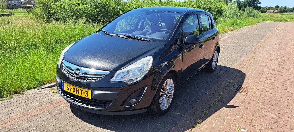 Opel Corsa 1.4 16V 5D 2012 Zwart, Voorwielaandrijving, 1063 kg, 1398 cc, 4 cilinders