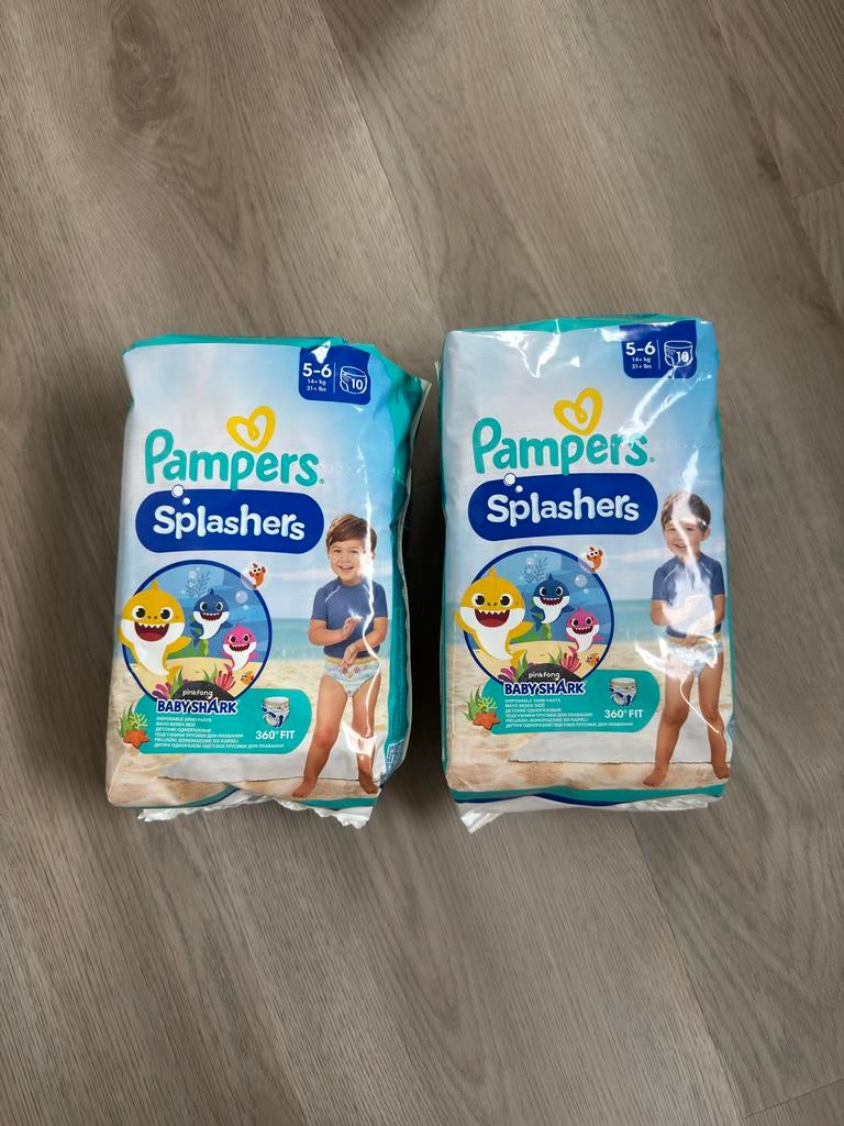 Pampers Splashers zwemluiers maat 5-6 (2x10 stuks), Ophalen, Nieuw, Jongetje of Meisje