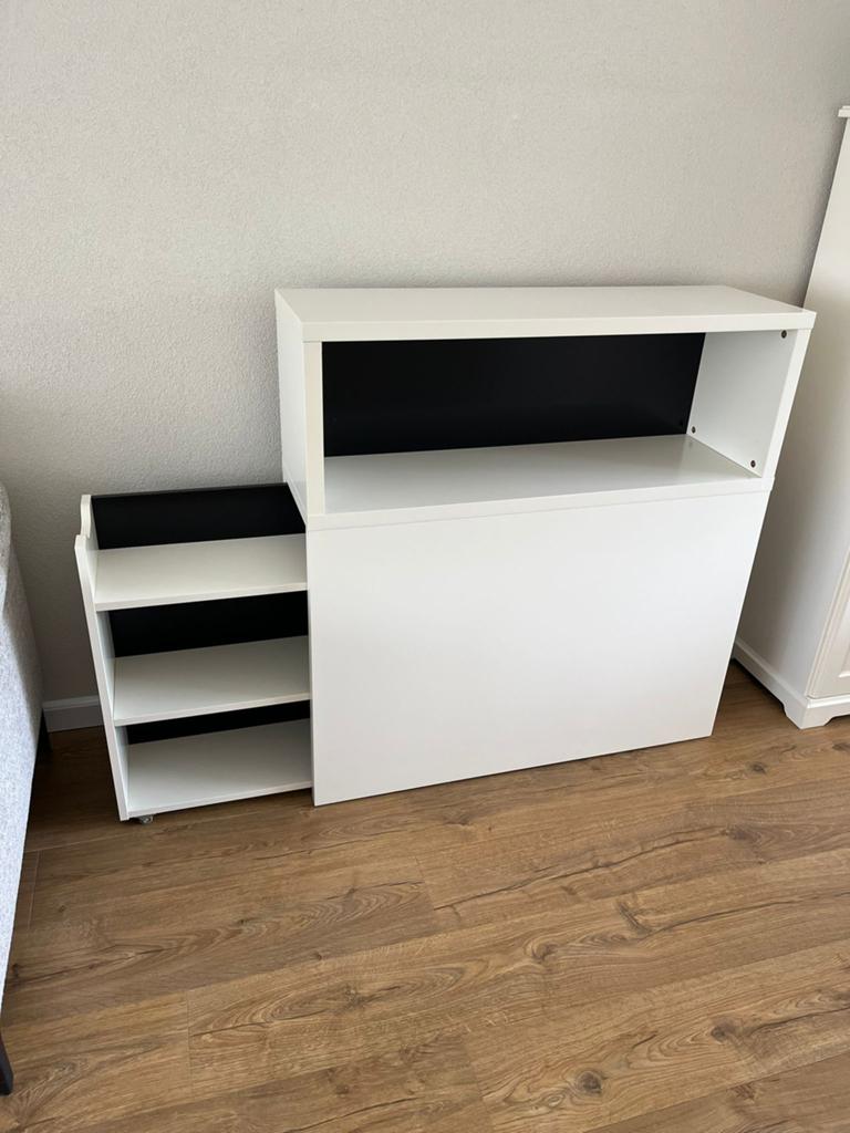 IKEA flaxa hoofdeind kastje, Ophalen, 50 tot 100 cm, Zo goed als nieuw, Minder dan 100 cm