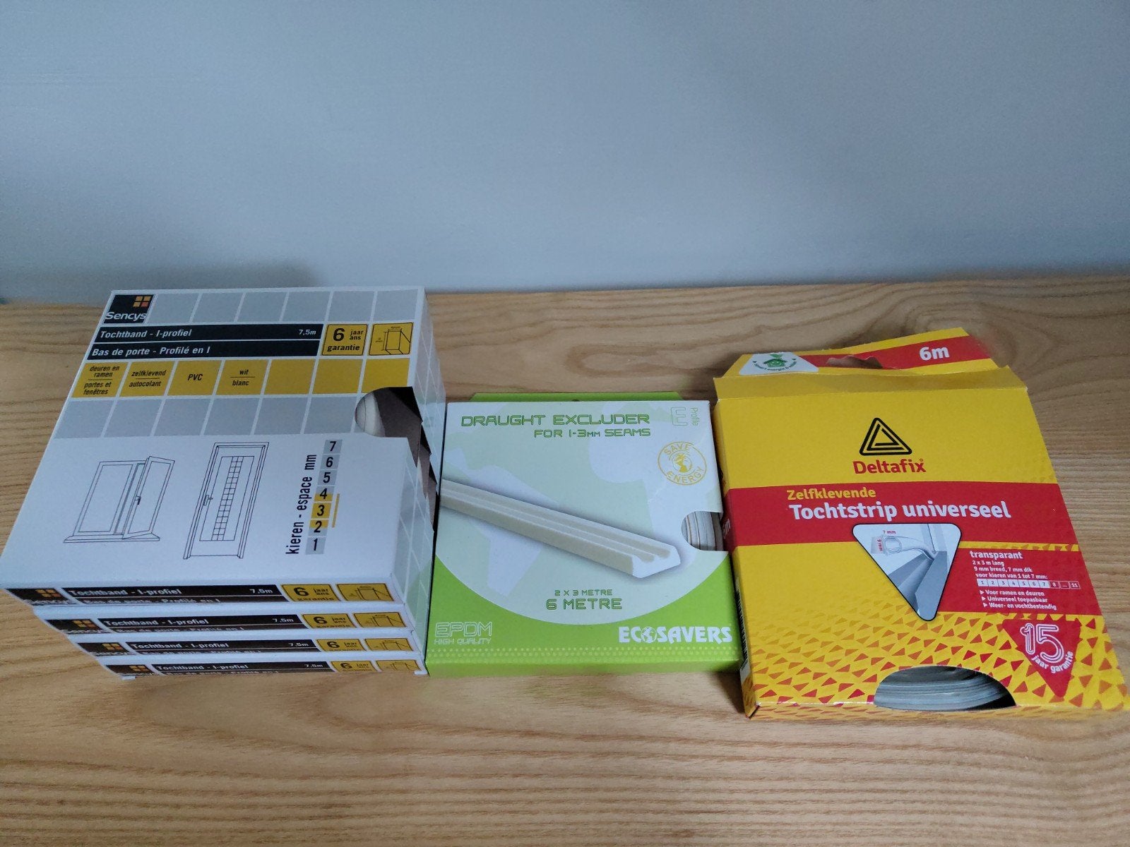 Tochtstrips: Nieuw, 30m Sencys I-profiel + diverse gebruikte, Ophalen, Nieuw, Overige materialen, Minder dan 4 cm