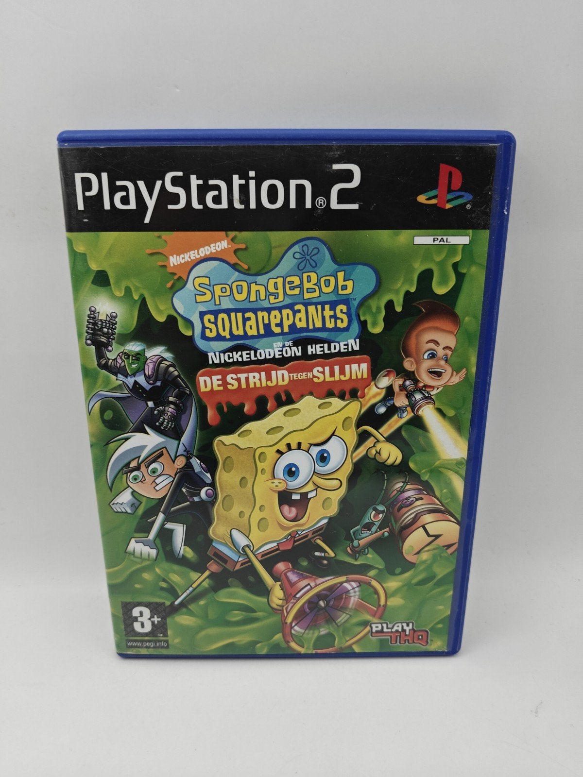 SpongeBob SquarePants: De Strijd Tegen Slijm PS2, Avontuur en Actie, Gebruikt, THQ, 1 speler