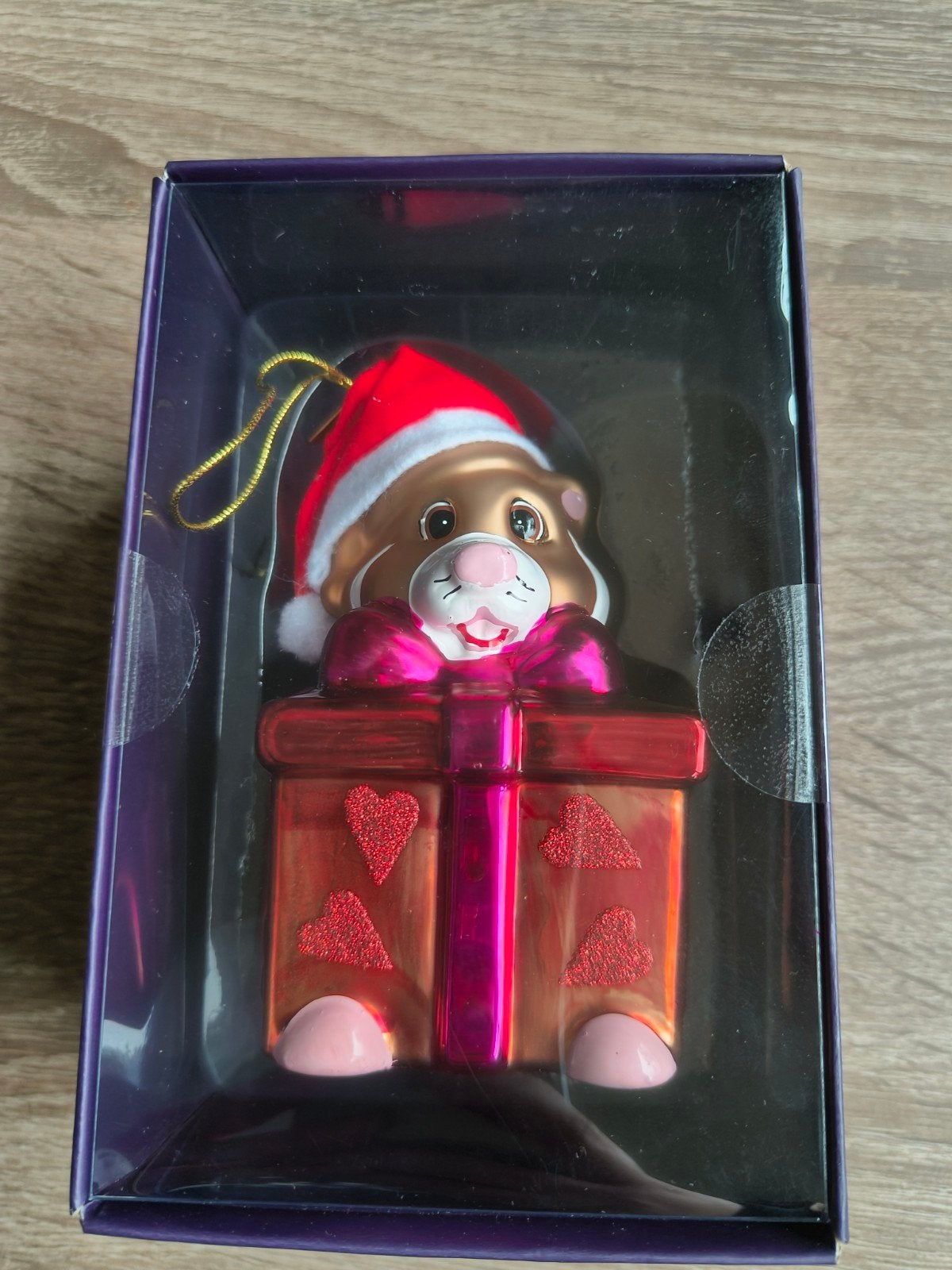 AH Excellent glazen hanger hamster cadeautje, Diversen, Ophalen of Verzenden, Nieuw