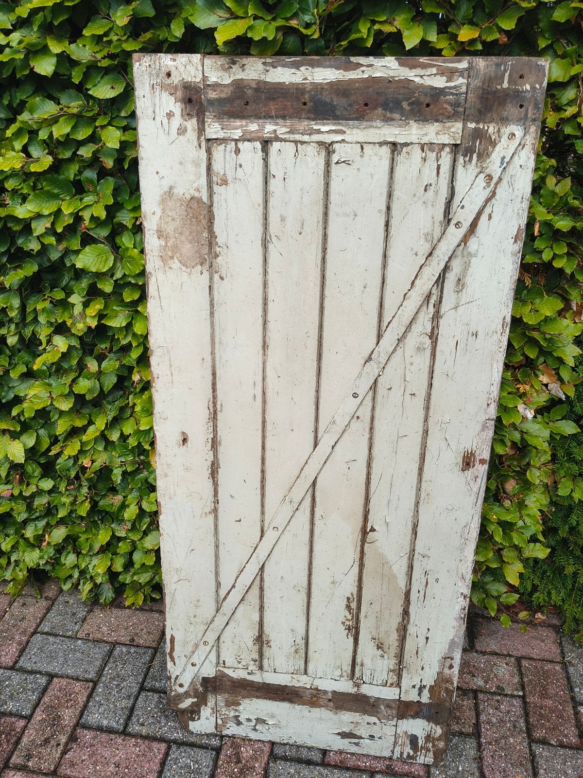 Oude houten deur - 127x57 cm - Decoratief, Ophalen, Gebruikt, Minder dan 80 cm, Overige typen