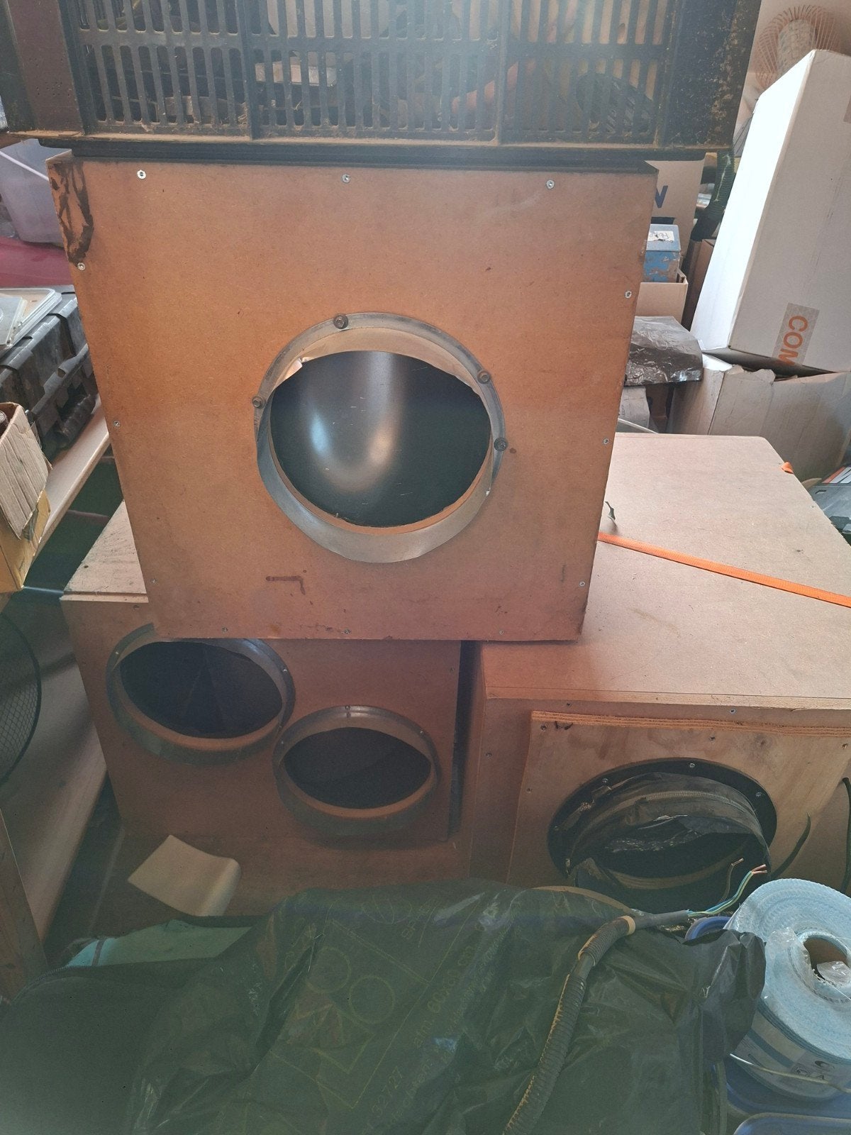 afzuiger in box, Ophalen, Gebruikt