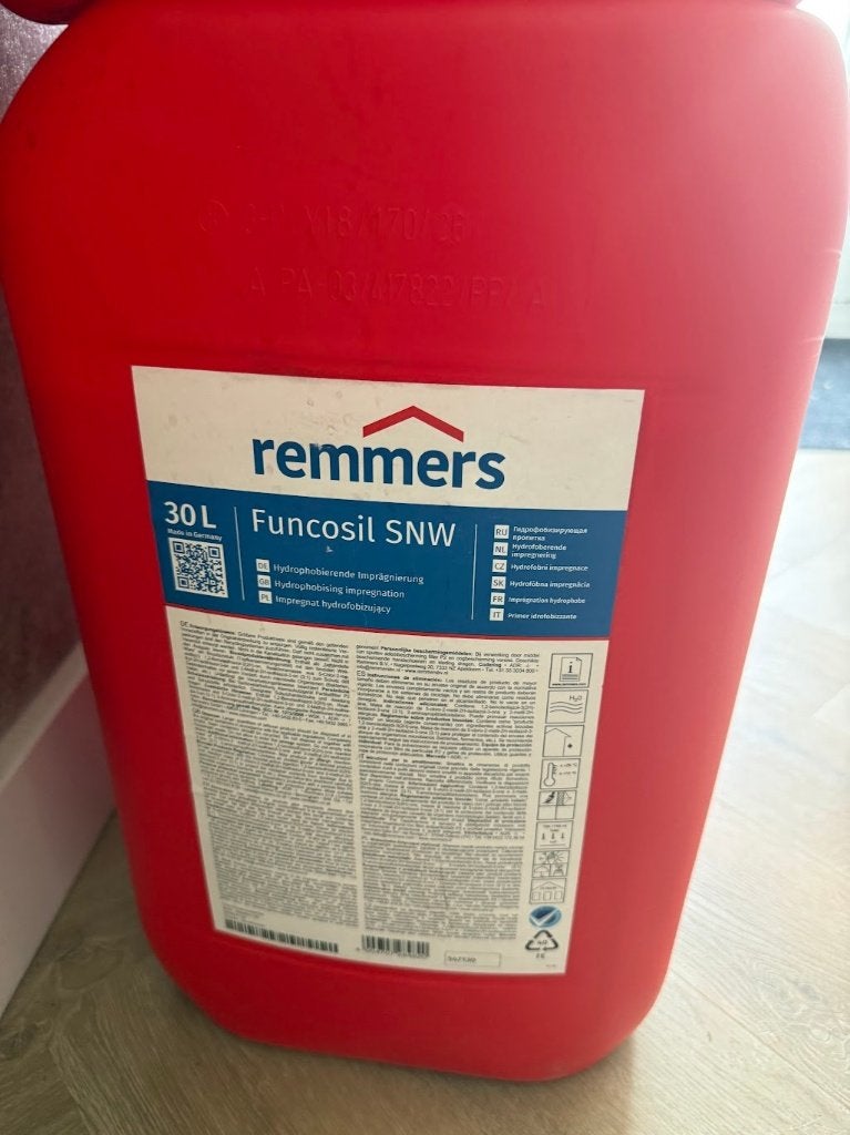 Remmers Funcosil SNW impregnering, 20 liter of meer, Ophalen, Nieuw, Wit