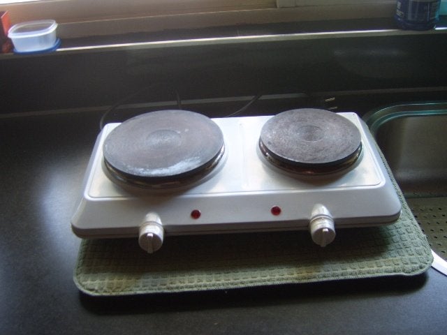 elektrische kookplaat, Witgoed en Apparatuur, Kookplaten, Gebruikt, 3 kookzones of minder, Ophalen of Verzenden, Vrijstaand