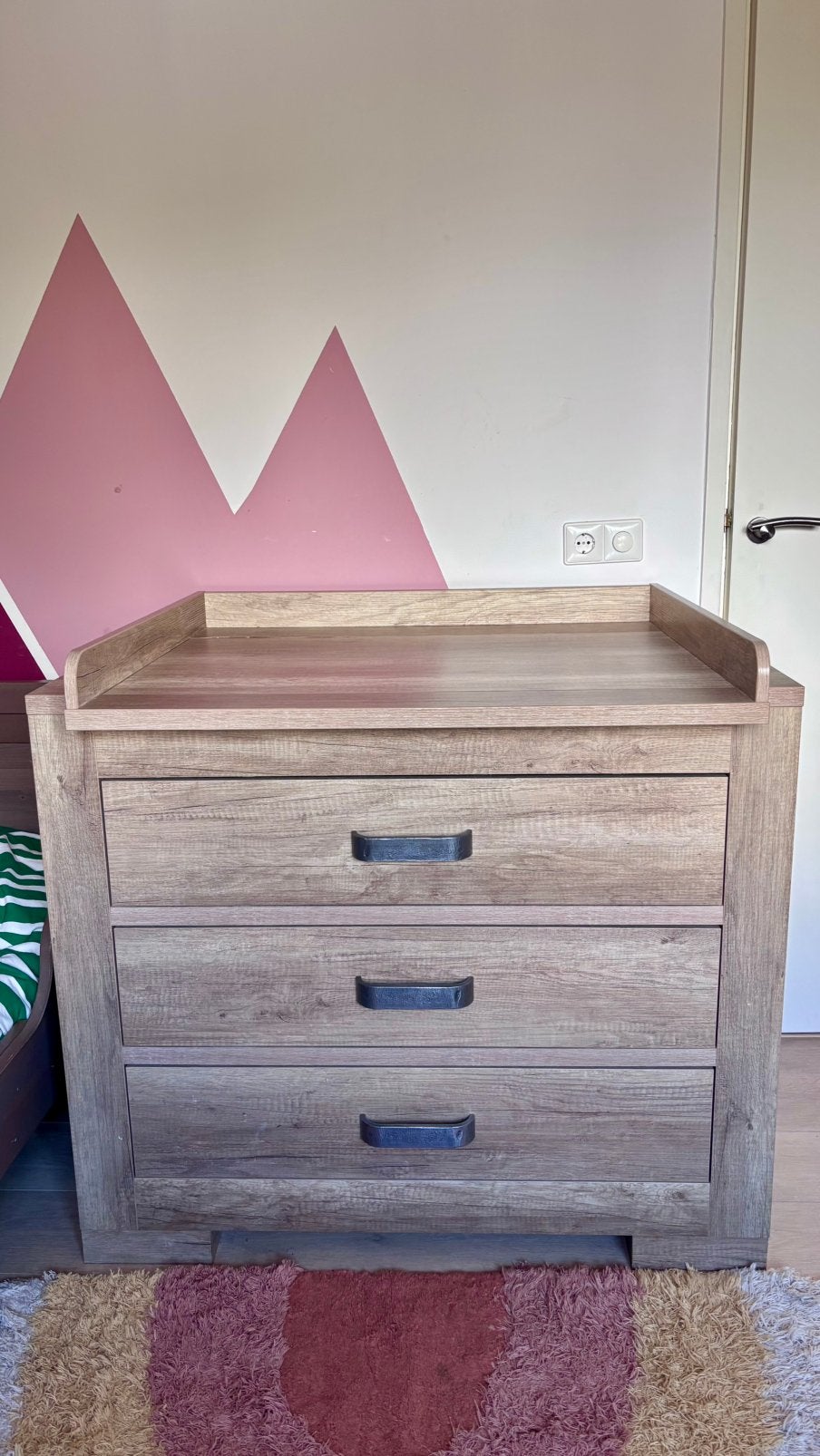 Kidsmill Brent Commode met bladvergroter en wandplankje, Ophalen, 50 tot 70 cm, 90 tot 105 cm, 100 cm of meer