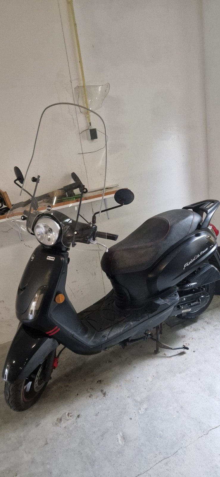 Sym Fiddle II Scooter - Zwart, Goede Staat, Ophalen of Verzenden