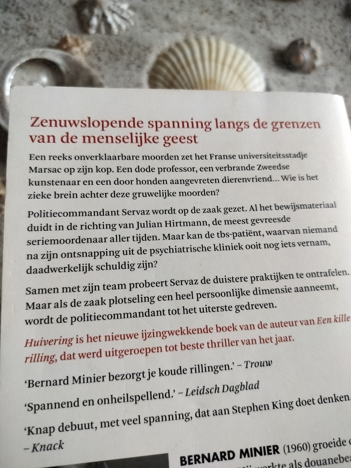 Bernard Minier - Huivering, Gelezen, Bernard Minier, Ophalen of Verzenden