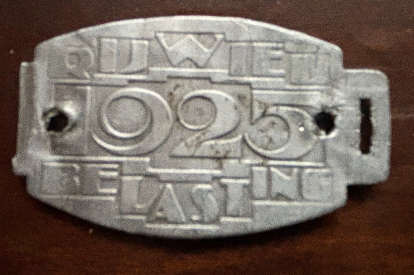 Antiek Rijwielbelastingplaatje 1925 - Zeldzaam verzamelobjec, Verzamelen, Ophalen of Verzenden, Gebruikt