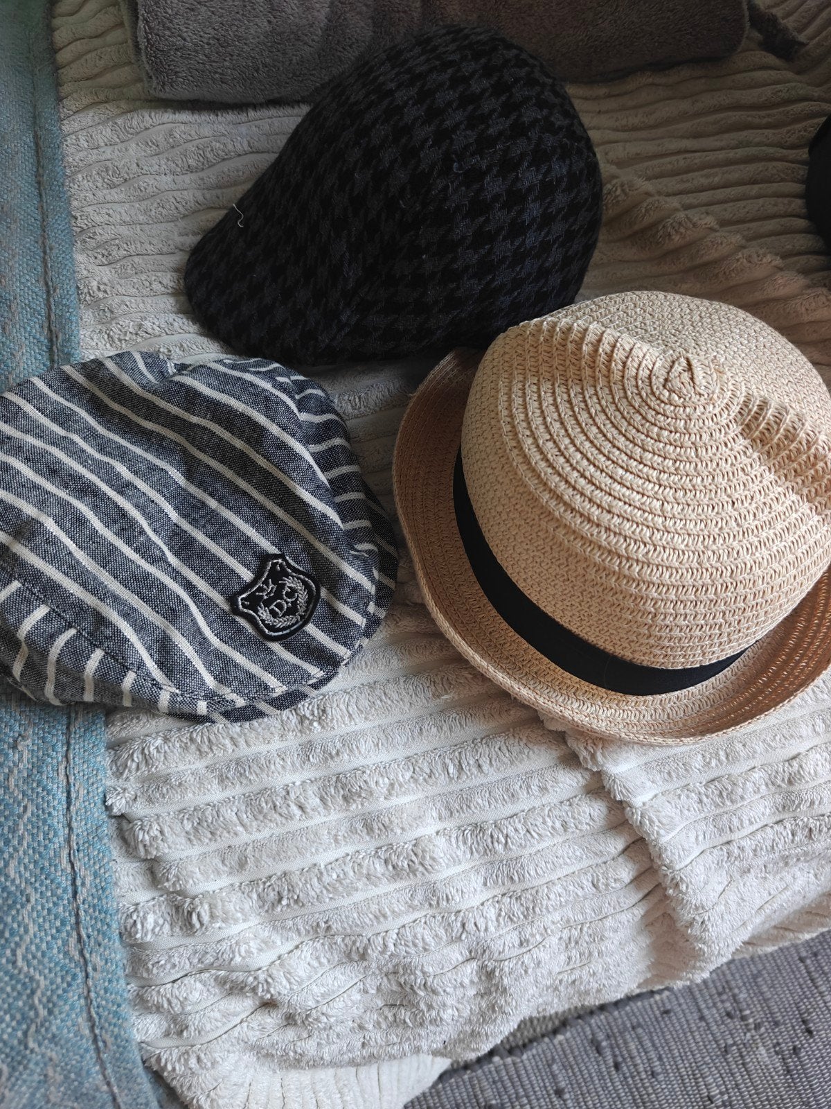 Hoedje en petjes voor babyfotografie, Ophalen of Verzenden, Zo goed als nieuw, One size fits all