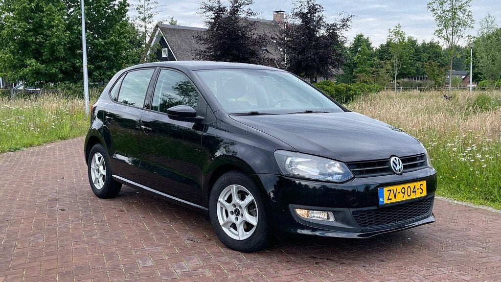 Volkswagen Polo 1.4-16V Trendline | Airco | 5 Deurs |, Auto's, Voorwielaandrijving, Zwart, 4 cilinders, Zwart