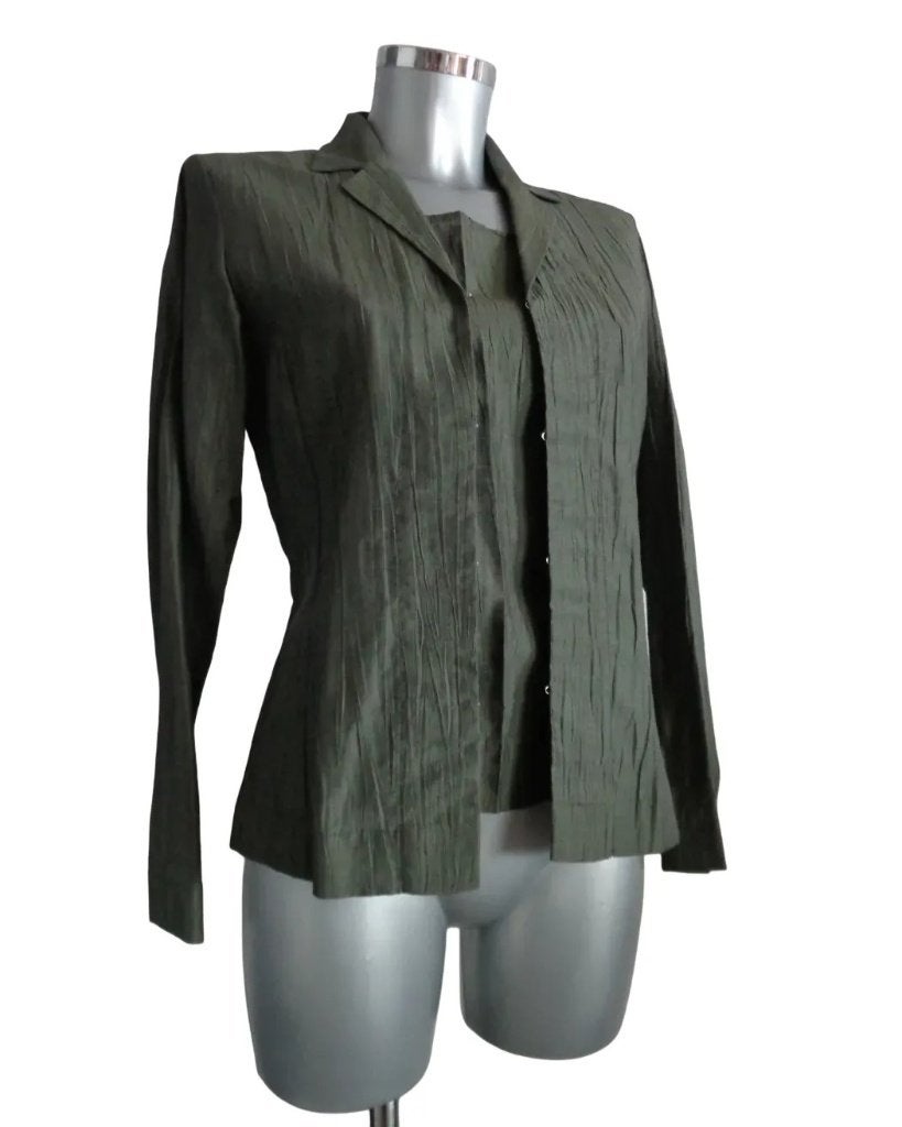 Bandolera 2-delige groene set, viscose en linnen, 36/38 NEW, Ophalen of Verzenden, Nieuw, Maat 36 (S), Groen