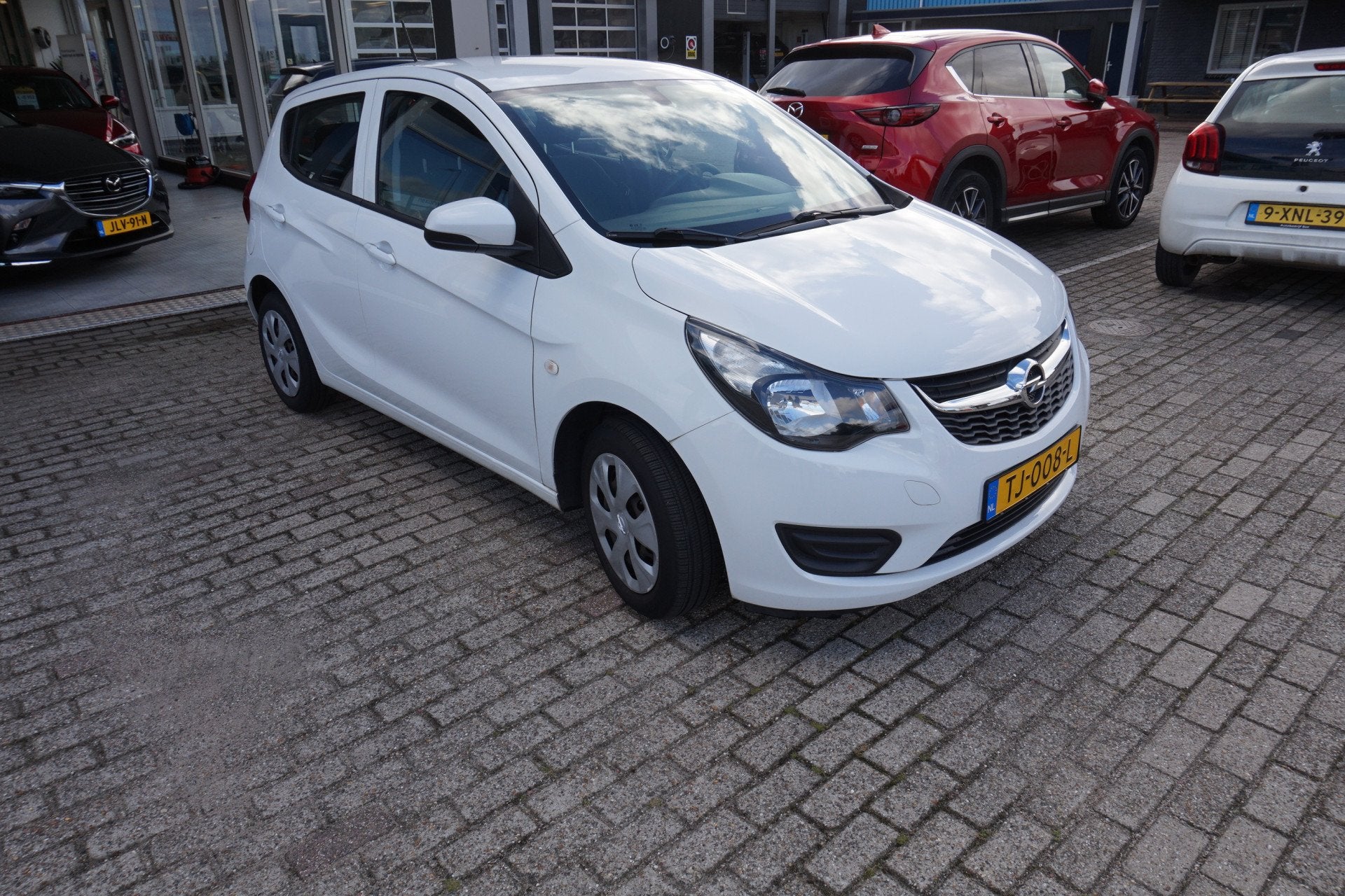 Opel KARL 1.0 ecoFLEX Edition Incl nw apk/beurt & 6 mnd 100%, Auto's, Opel, 839 kg, Stof, Wit, Origineel Nederlands