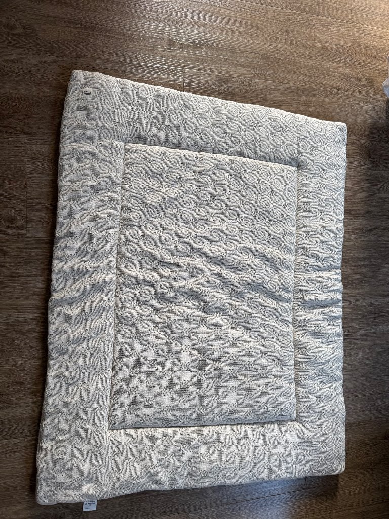 Boxkleed beige, Ophalen, Zo goed als nieuw, Rechthoekig, Boxkleed