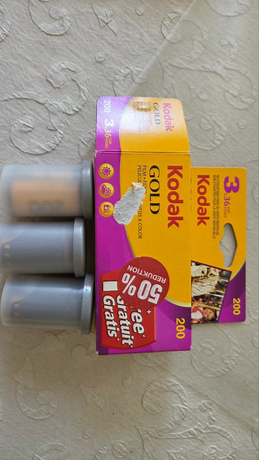 Kodak Gold 200 Film - 3 rollen (36 opnamen per rol), Ophalen of Verzenden, Nieuw, Kodak