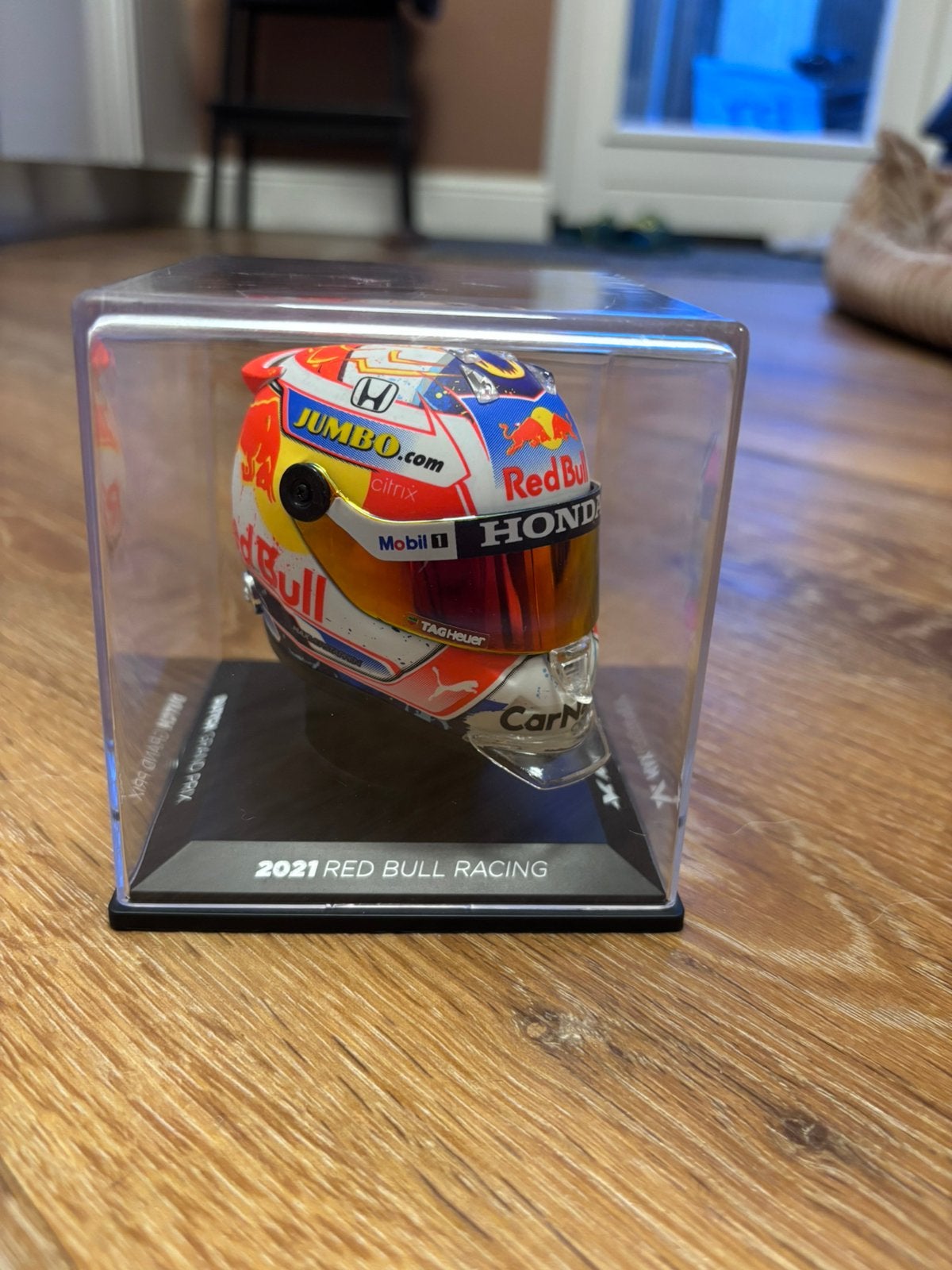1:4 Max Verstappen helm 2021 Zandvoort, Ophalen of Verzenden, Zo goed als nieuw, Formule 1