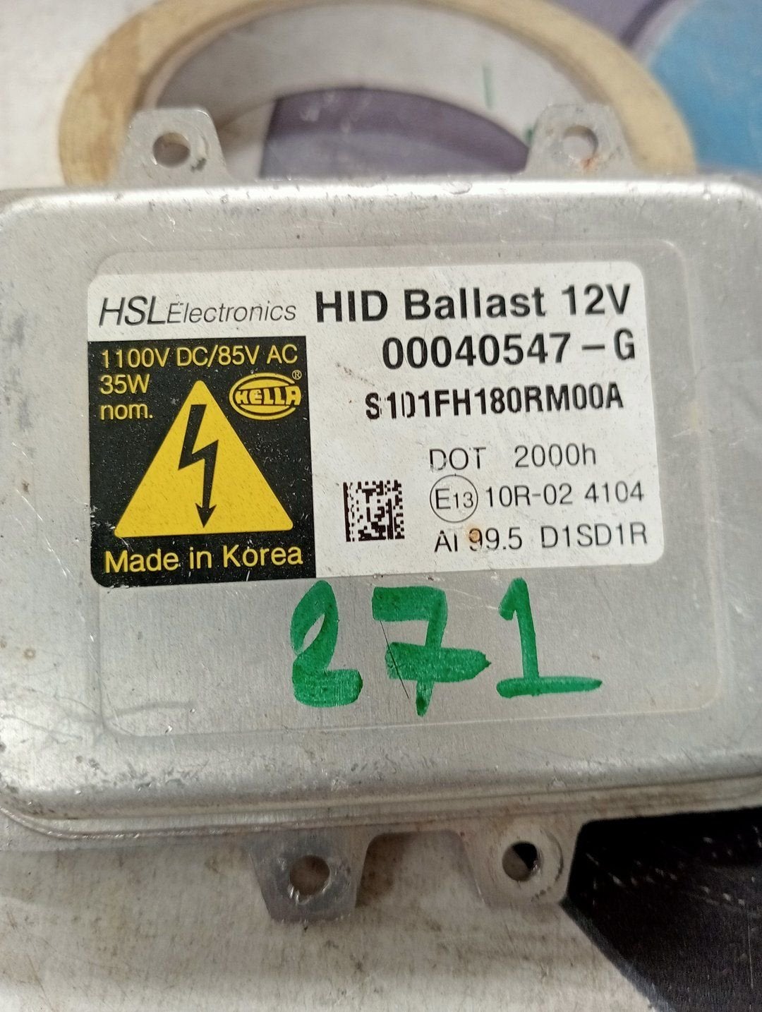 HYUNDAI GENESIS KOPLAMP XENON 00040547 OEM, Gebruikt, -, -, Ophalen of Verzenden