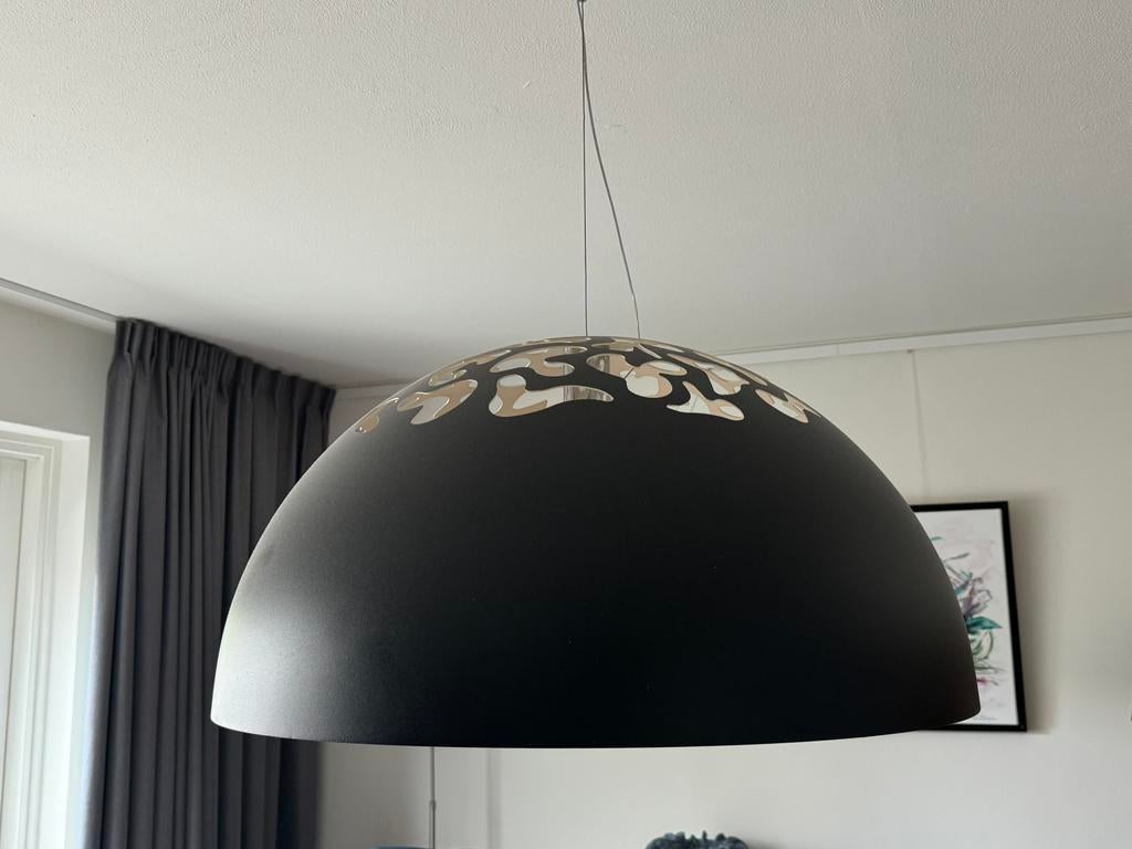 Exclusieve design hanglamp – Oluce Disegnoluce Magica, Huis en Inrichting, Ophalen, 50 tot 75 cm, Design, Zo goed als nieuw