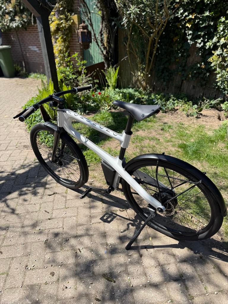 Mokumono Delta S E-bike - Stijlvol en Onderhoudsarm, Zo goed als nieuw, 51 tot 55 cm, 50 km per accu of meer, Ophalen