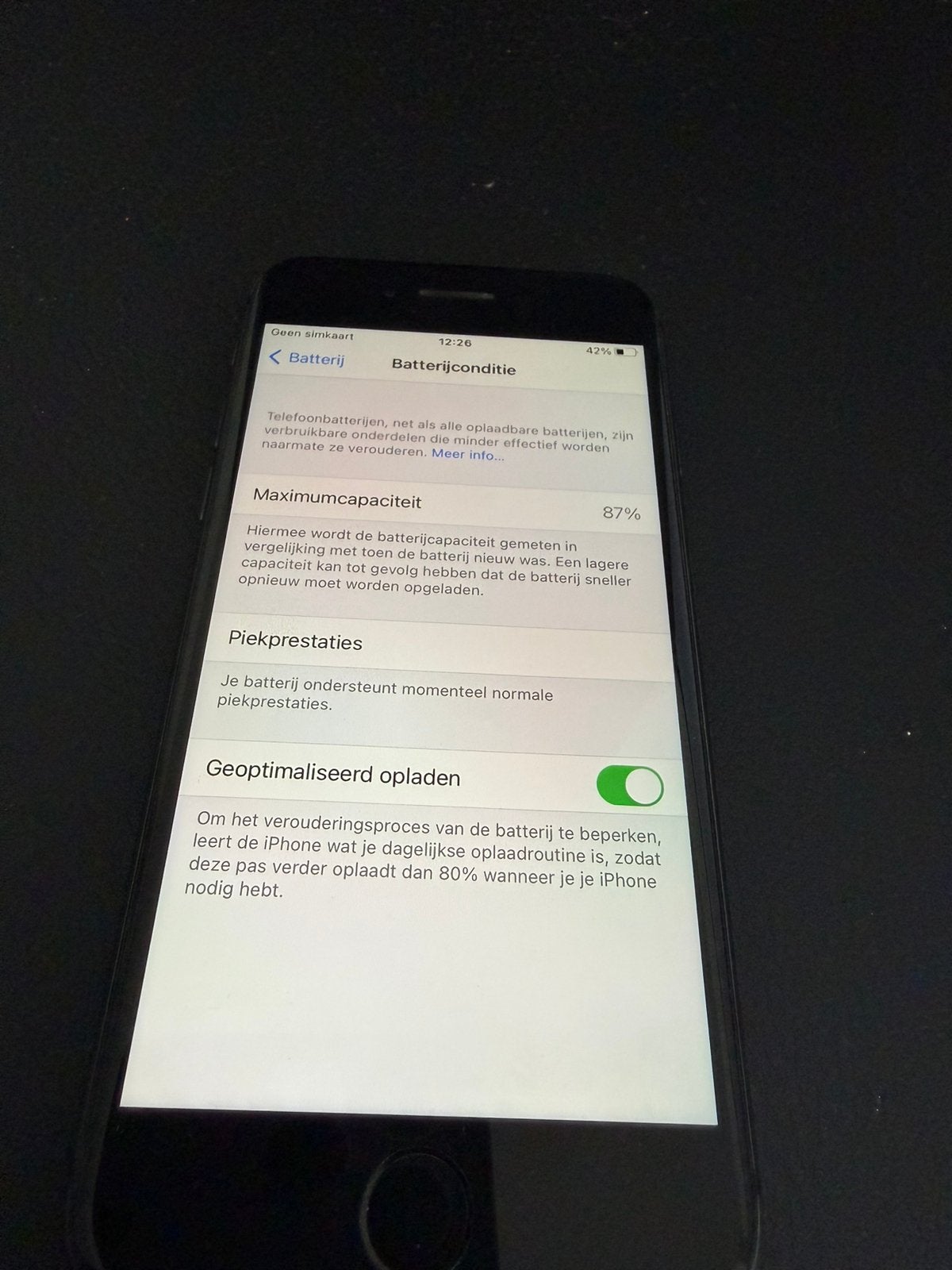 Iphone 8 64GB, Ophalen, Zwart, 64 GB