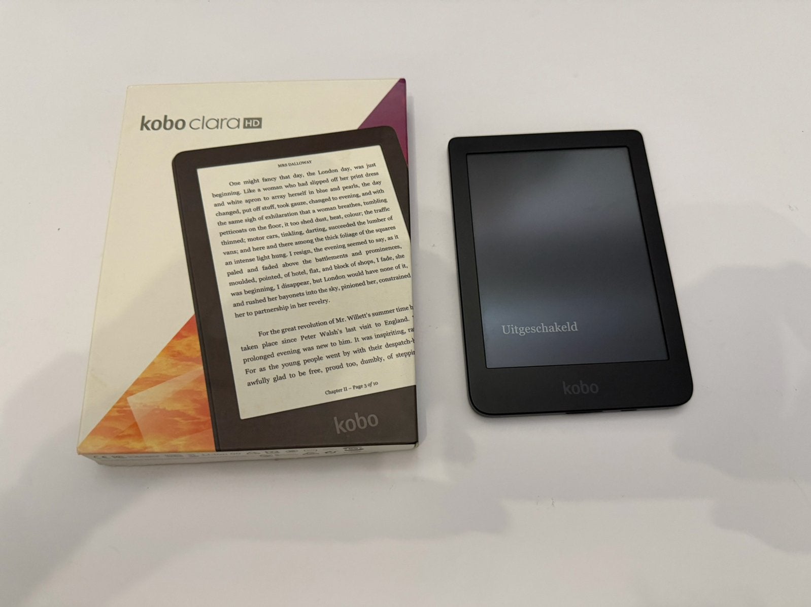 Kobo Clara HD e-reader 8GB – met originele doos, 8 GB, Kobo, Ophalen of Verzenden, Zo goed als nieuw