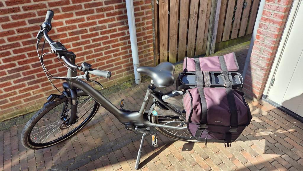 Batavus Finez E-go frame 48 cm nieuwe accu, Ophalen, Minder dan 10 versnellingen, Gebruikt, Vering