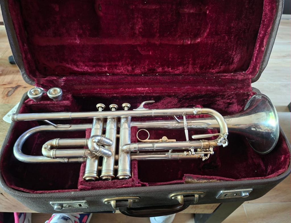 Vintage Trompet met Koffer - Goede Staat, Ophalen of Verzenden
