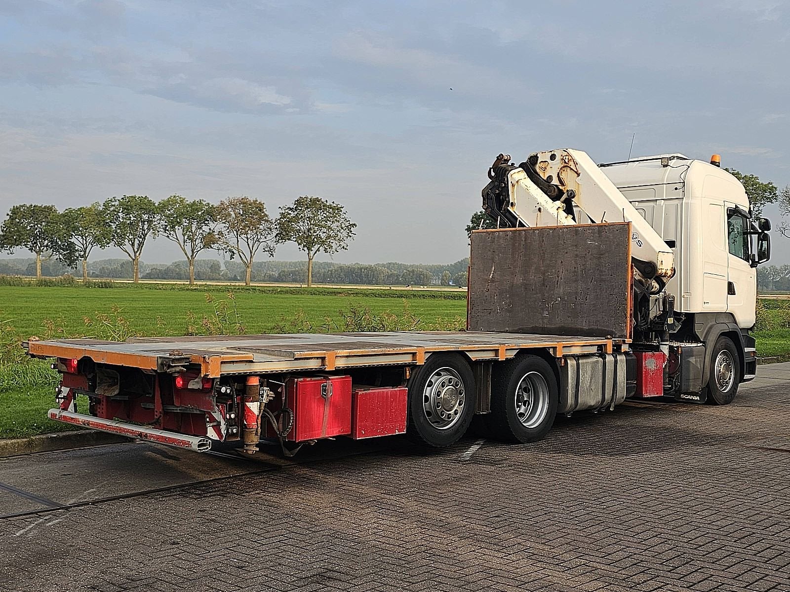 SCANIA R450 hmf 5020, Automaat, Scania, Wit, Bedrijf