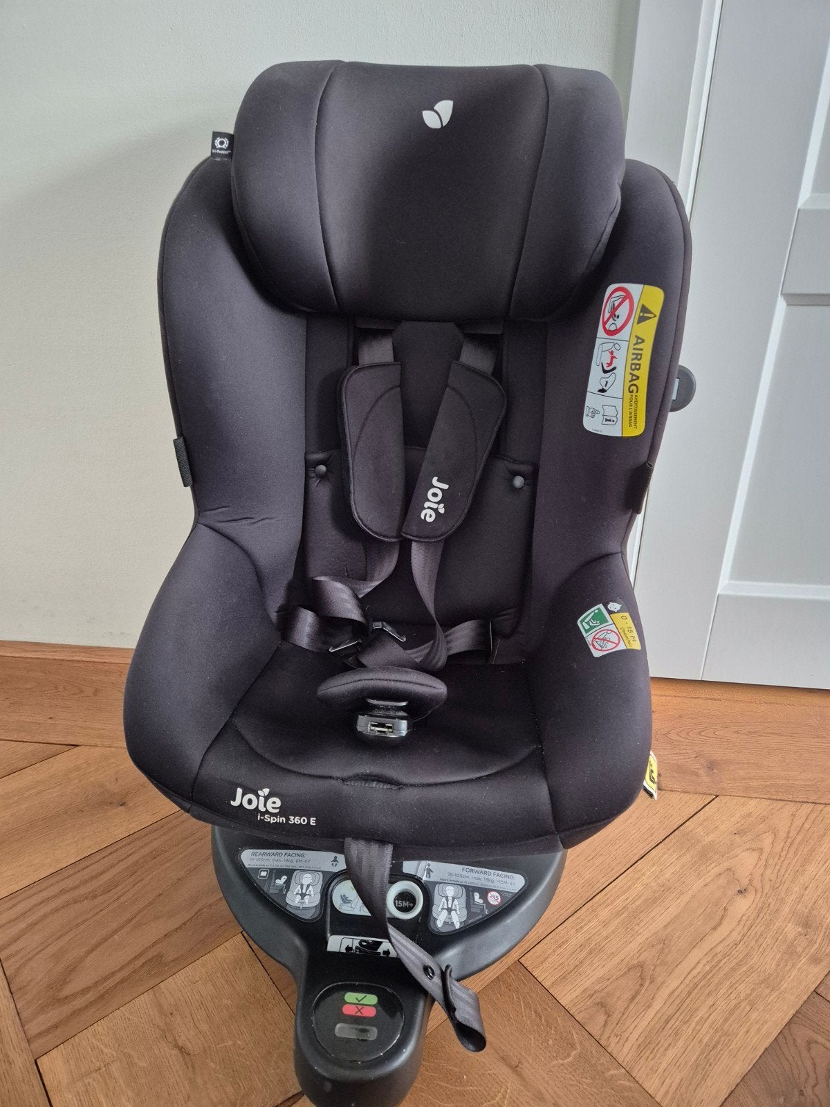 Joie i-Spin 360 E Autostoel - Zwart zgan, Kinderen en Baby's, Autostoeltjes, Ophalen
