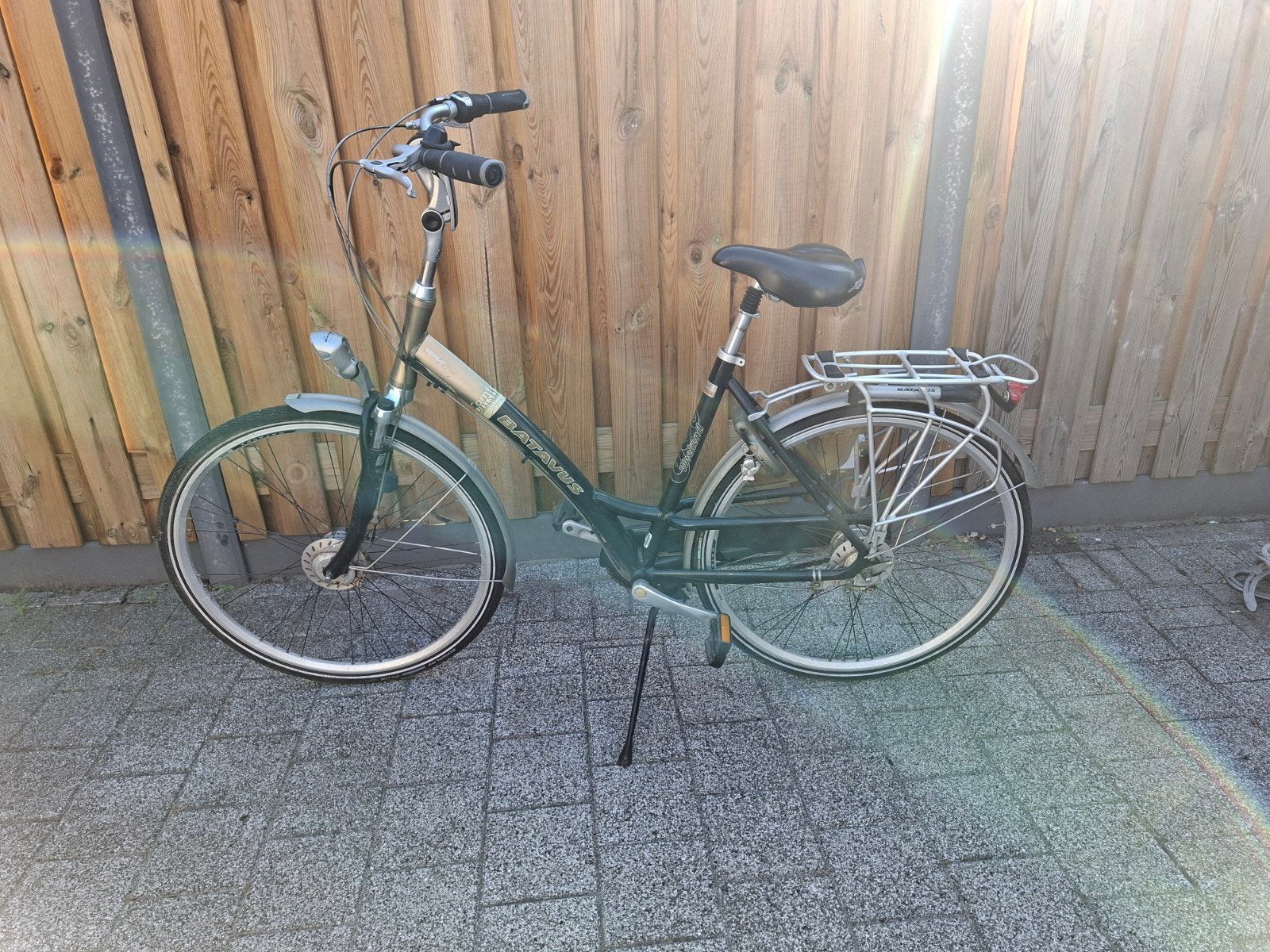 Batavus damesfiets, framemaat 53 cm, Ophalen, Gebruikt, Velgrem, Versnellingen