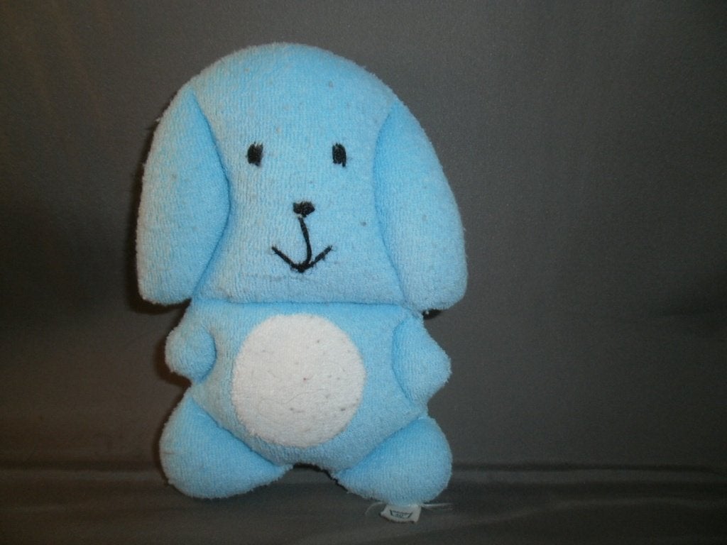 vintage retro Achmea/zilveren kruis hond 16 cm licht blauw, Overige karakters, Blauw, Zo goed als nieuw, Wasbaar
