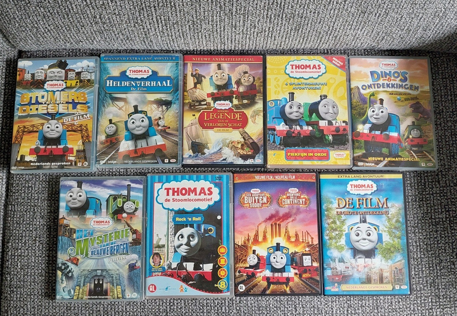 Thomas de trein dvd's €3 per stuk, Cd's en Dvd's, Cd's | Kinderen en Jeugd, Ophalen of Verzenden, Verhaal of Sprookje