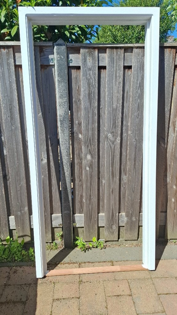 Wit Deurkozijn - Nieuw, Deurkozijn, Nieuw, 150 tot 225 cm, Hout