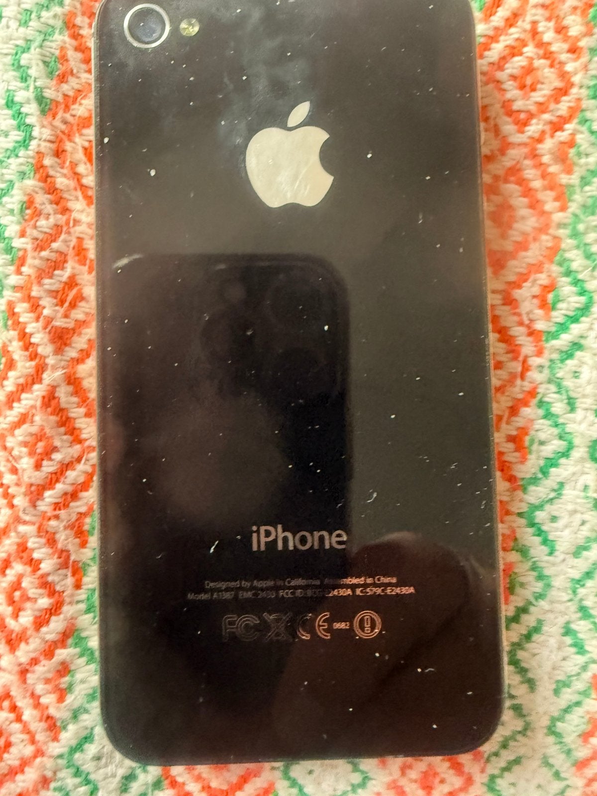 iPhone 4S met hoesje - Zwart, Gebruikt, Telecommunicatie, Mobiele telefoons | Apple iPhone, Ophalen, Gebruikt, Zwart, IPhone 4S