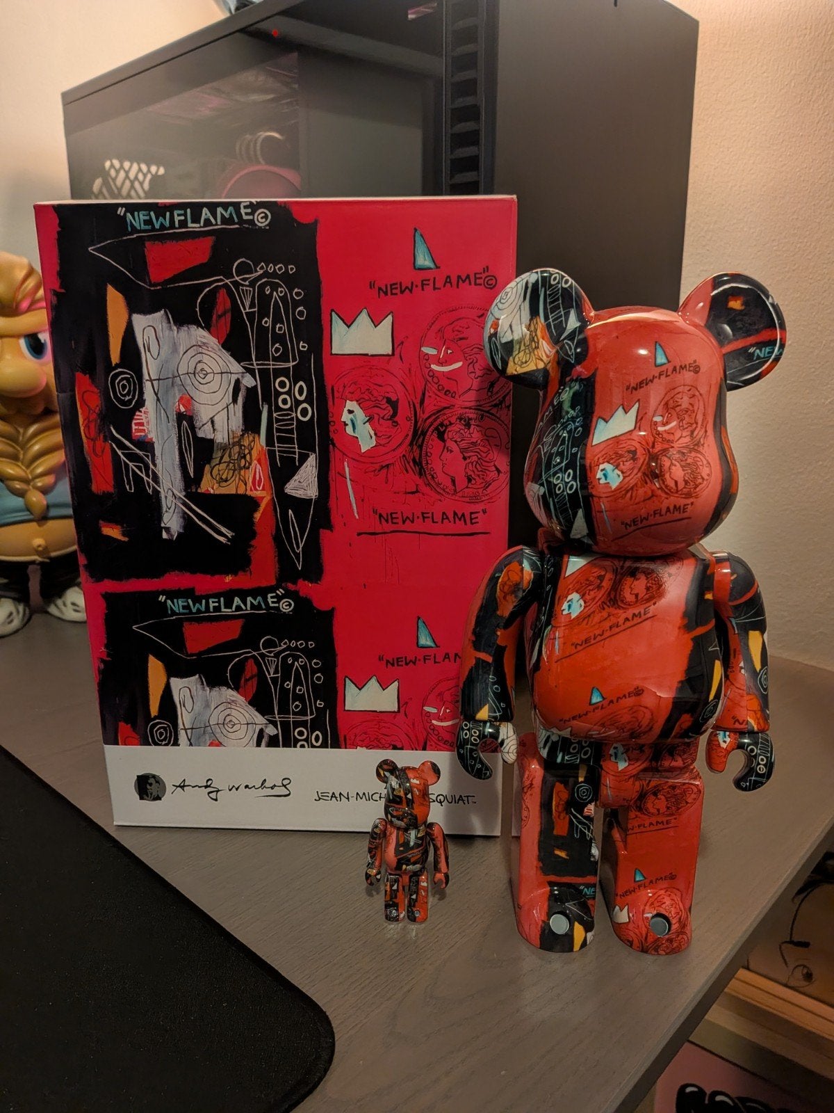 Bearbrick Andy Warhol Jean-Michel Basquiat #1 100% + 400%, Ophalen of Verzenden