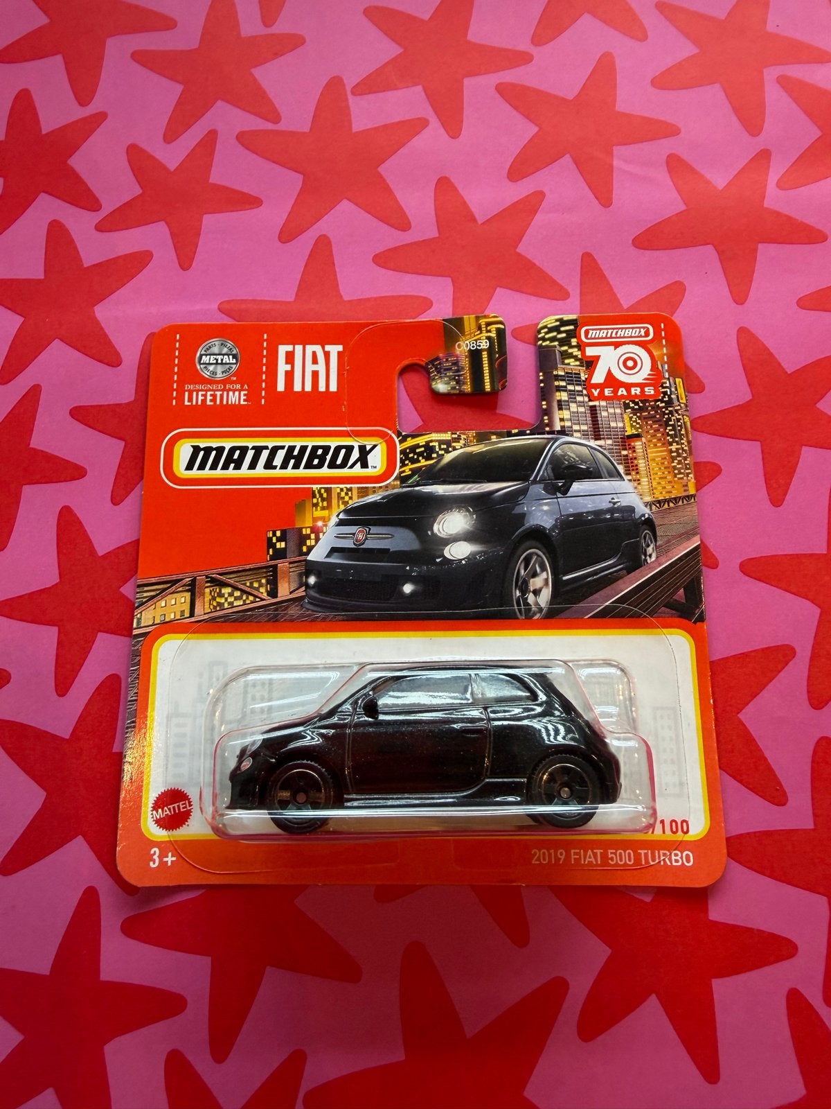 Matchbox 2019 Fiat 500 Turbo - Nieuw in verpakking, Ophalen of Verzenden, Nieuw, Auto