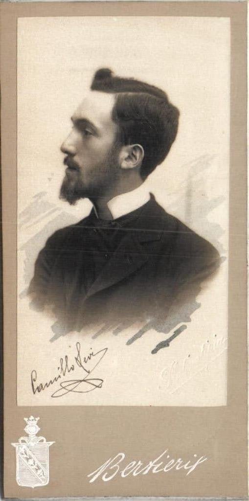 Kabinet foto -Prof. Dr.Camillo Levi -Italiaans Wetenschapper, Verzamelen, Foto's en Prenten, Gebruikt, Verzenden, Foto, Buitenland