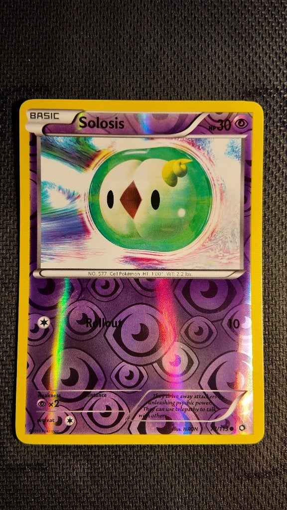 Solosis 73 Legendary Treasures | Pokemon kaart, Ophalen, Zo goed als nieuw, Losse kaart, Foil