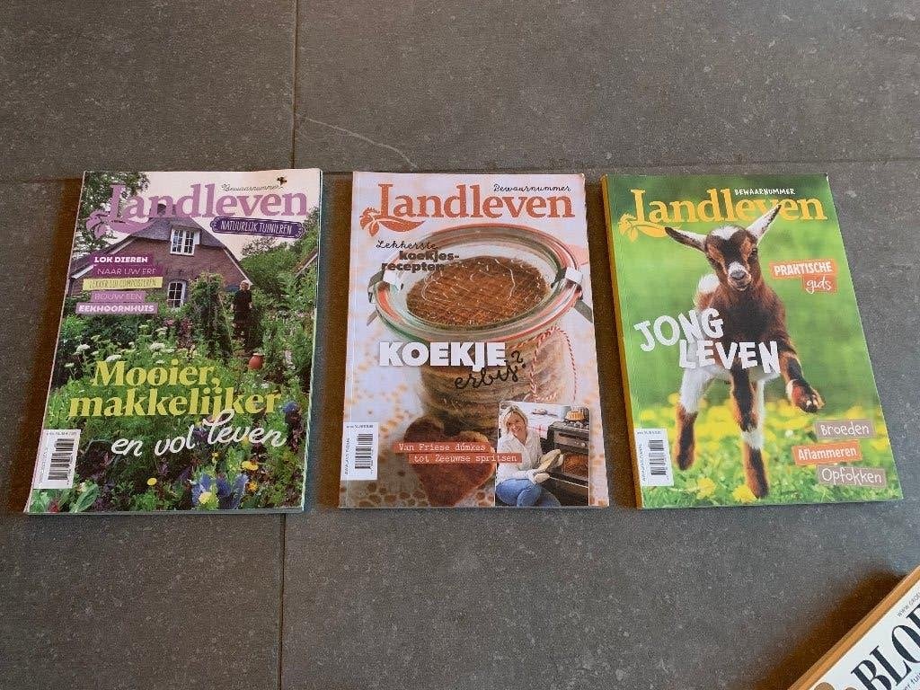 Landleven bewaarnummmers Jong Leven, Natuurlijk Tuinieren., Boeken, Ophalen of Verzenden, Gelezen, Wetenschap en Natuur