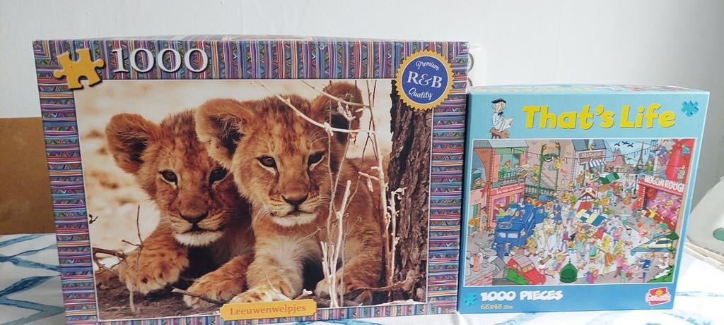 5 legpuzzels voor, Ophalen