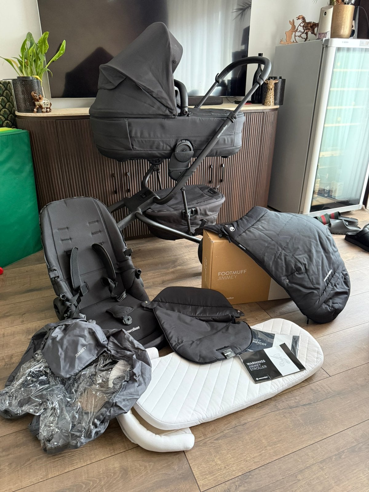 Easywalker Jimmey + veel accessoires, Ophalen, Zo goed als nieuw, Overige merken